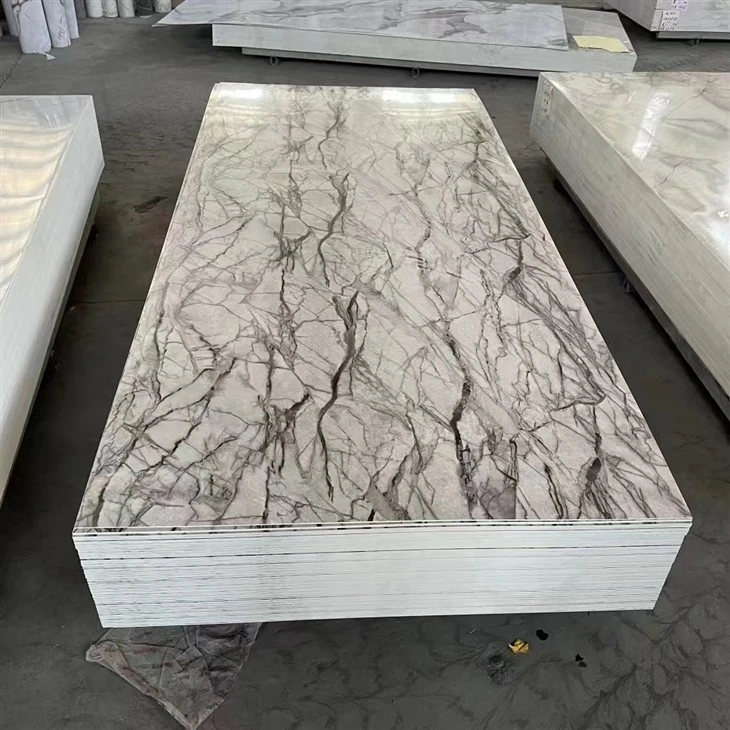 PVC -Blatt Marmor Finish