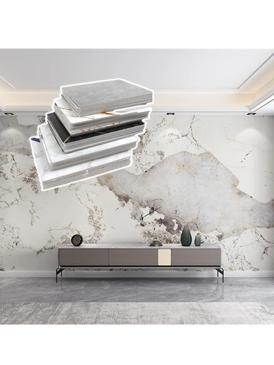 Graue Marmor -PVC -Wandtafel