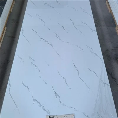 PVC -Panel der weißen Marmor