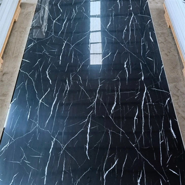 Weiße Marmor -PVC -Wandtafel